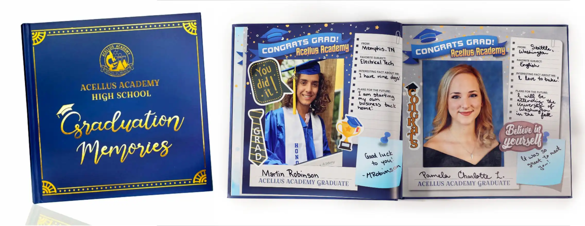 Acellus Academy Graduate Memories Book